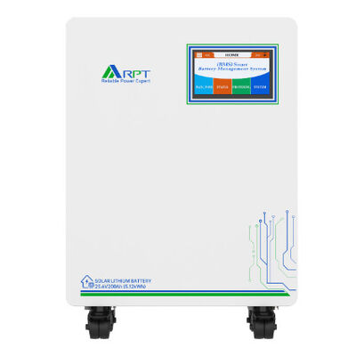 RPT Домашняя аккумулятор на колесах Литийная батарея Солнечная энергия 5.12 кВт·ч/10.24 кВт·ч/14.34 кВт·ч